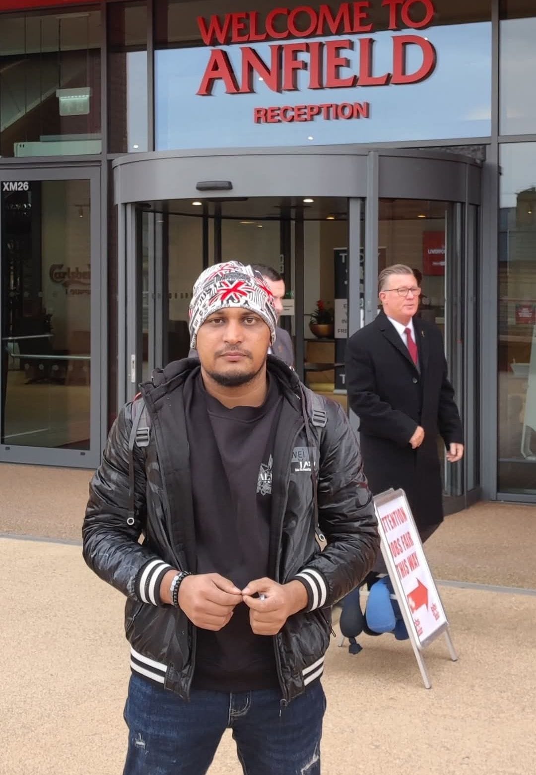 Visit to Anfield Stadium reception